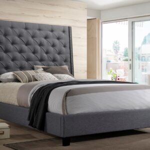 GY CHANTILLY BED GREY - Image 1