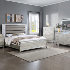 CRISTIAN BEDROOM GROUP CHAMPAGNE - Image 1