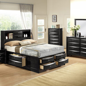 EMILY BLACK STORAGE BEDROOM - Image 1