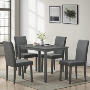 Baron – 5pc Dining Set – Antique Grey - Image 1