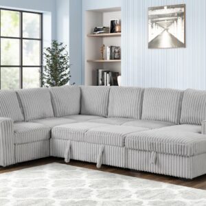 Divine – Grey – Sectional - Image 1