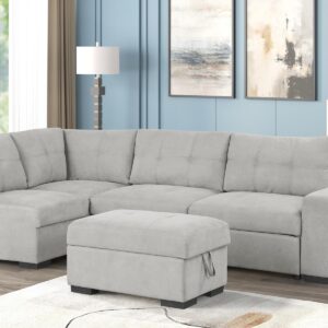 Harper – Sectional – Beige - Image 1